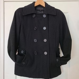 Giacca Wool Blend Pea Coat size Medium